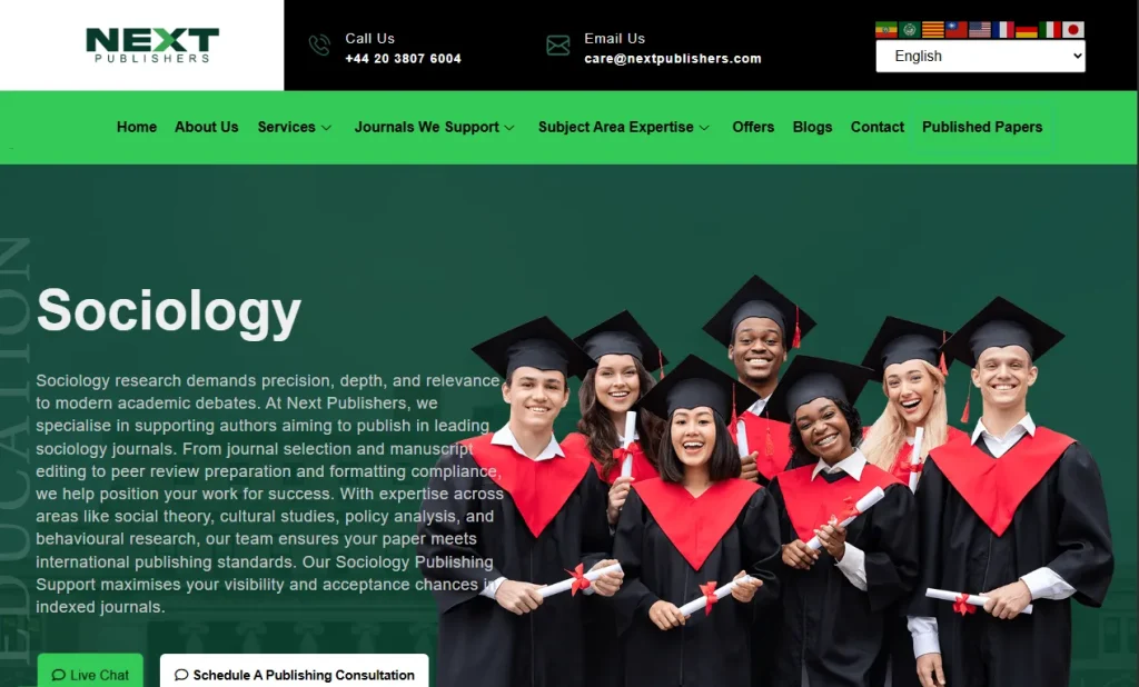 Mars Publications’ Socialogy Research Paper Writing Services,