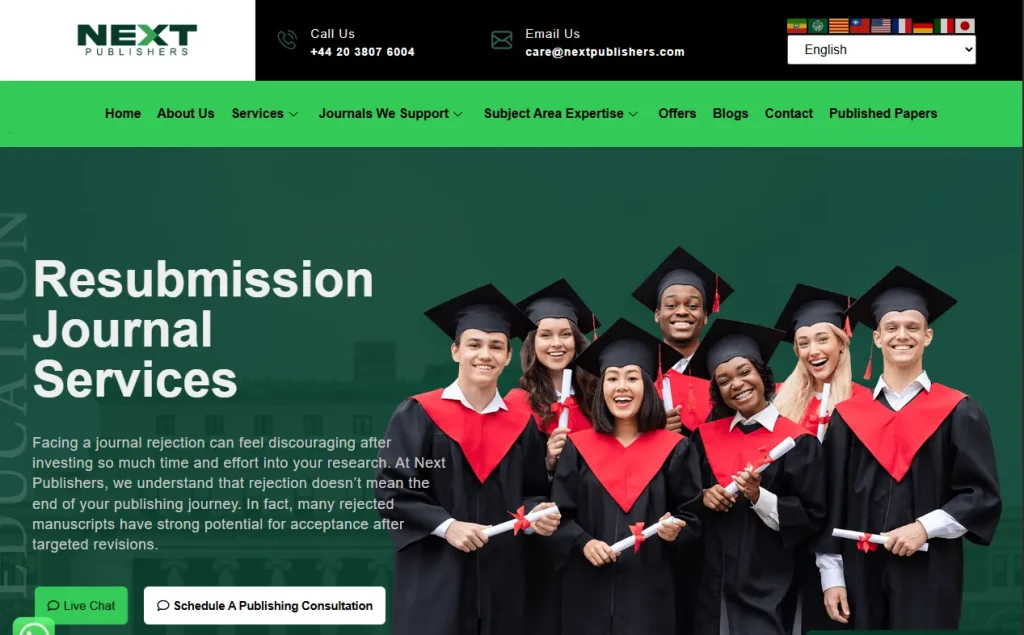 Mars Publications Resubmission Support Services