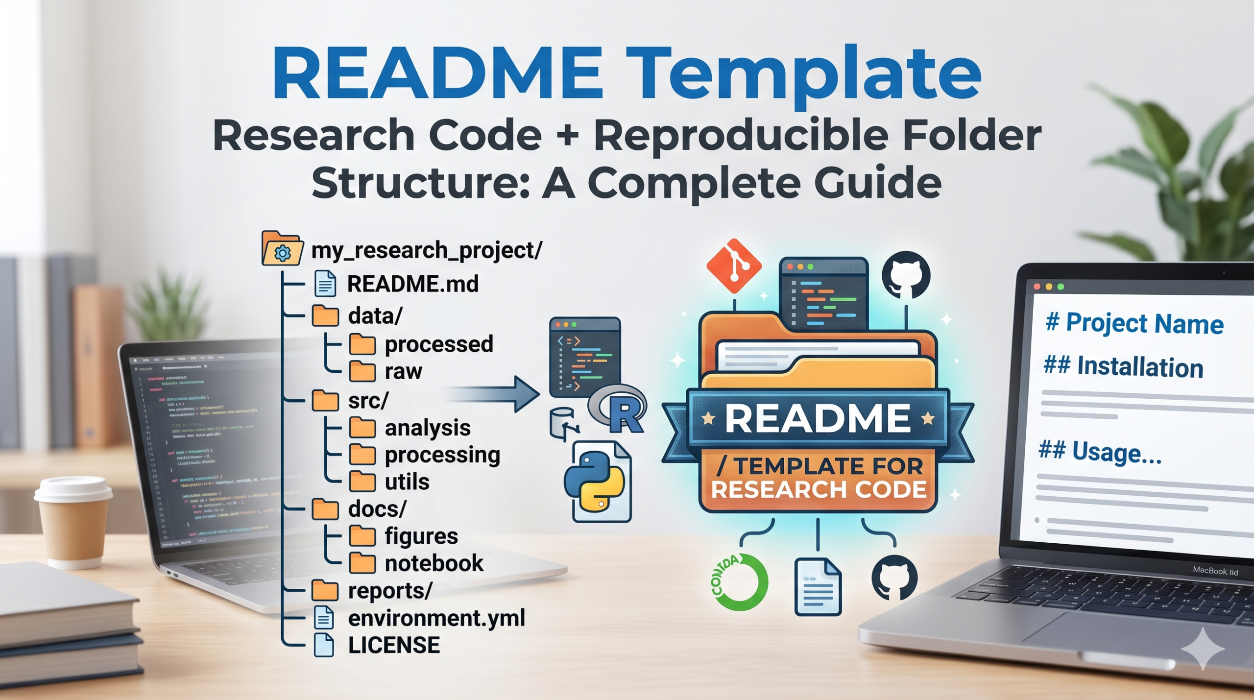 README Template for Research Code + Reproducible Folder Structure: A Complete Guide